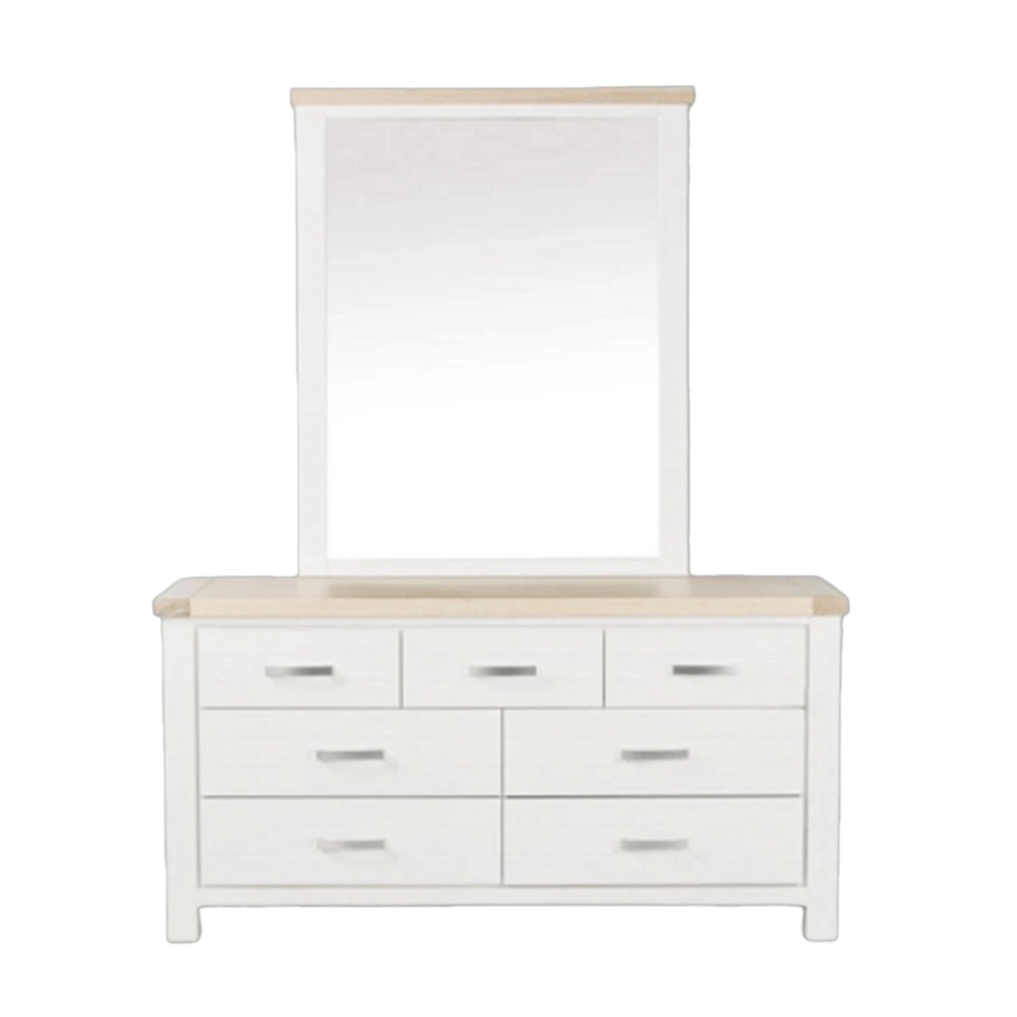 Finland 7 Drawers Dresser & Mirror