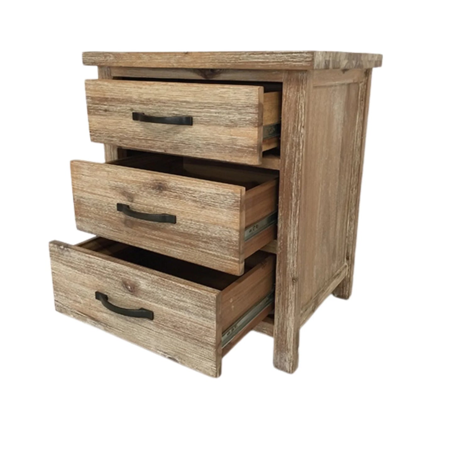 Berlin 3 Drawer Bedside
