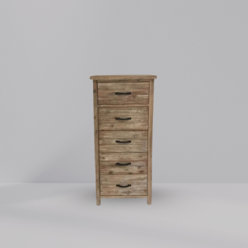 Berlin 5 Drawer Slimboy