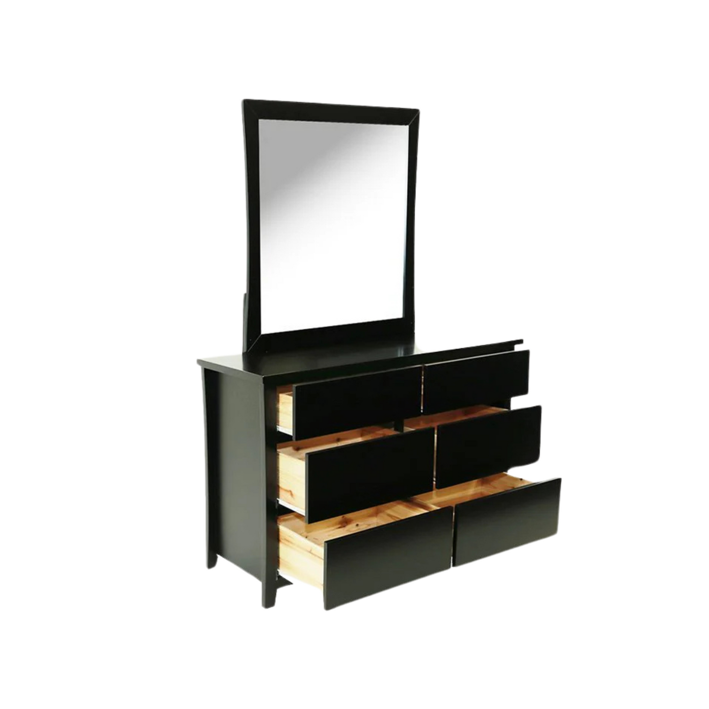 Perth Dresser & Mirror - Black