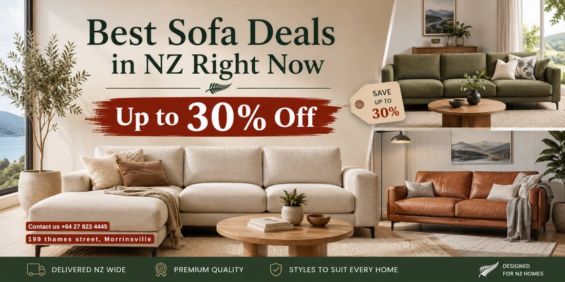 Best Sofa Deals in NZ Right Now – Up to 30% Off