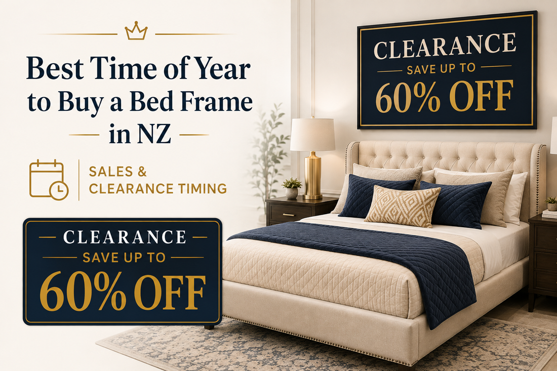 Best Time of Year to Buy a Bed Frame in NZ Sales & Clearance Timing