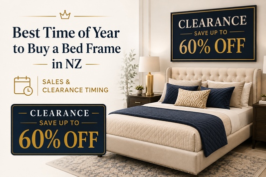 Best Time of Year to Buy a Bed Frame in NZ Sales & Clearance Timing