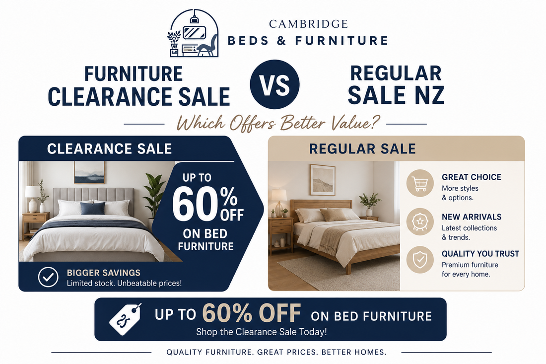 furniture clearance sale NZ — discounted showroom stock