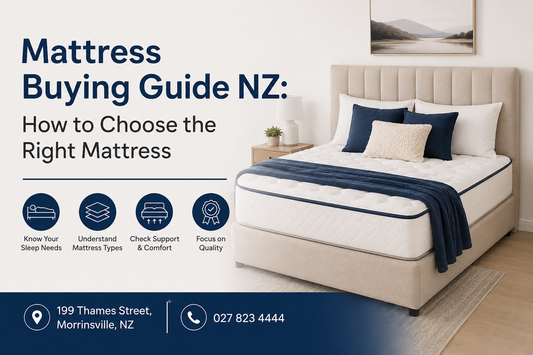 Mattress buying guide NZ showing how to choose the right mattress