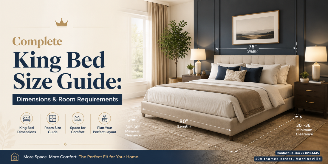 Complete King Bed Size Guide: Dimensions & Room Requirements