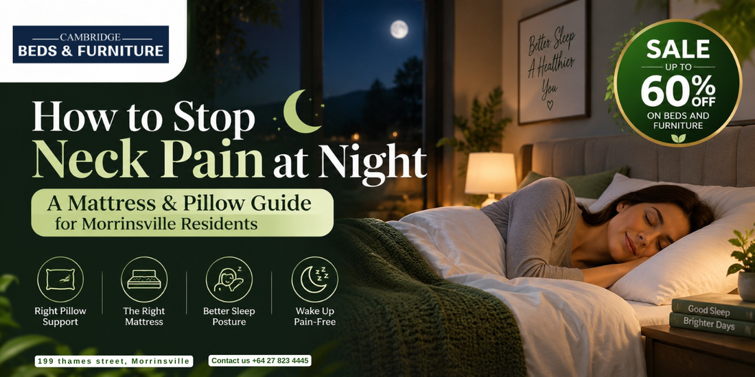 How to Stop Neck Pain at Night: A Mattress & Pillow Guide for Morrinsville Residents