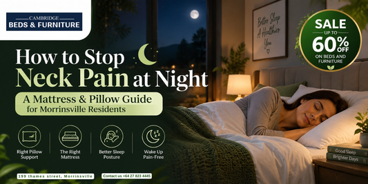 How to Stop Neck Pain at Night: A Mattress & Pillow Guide for Morrinsville Residents