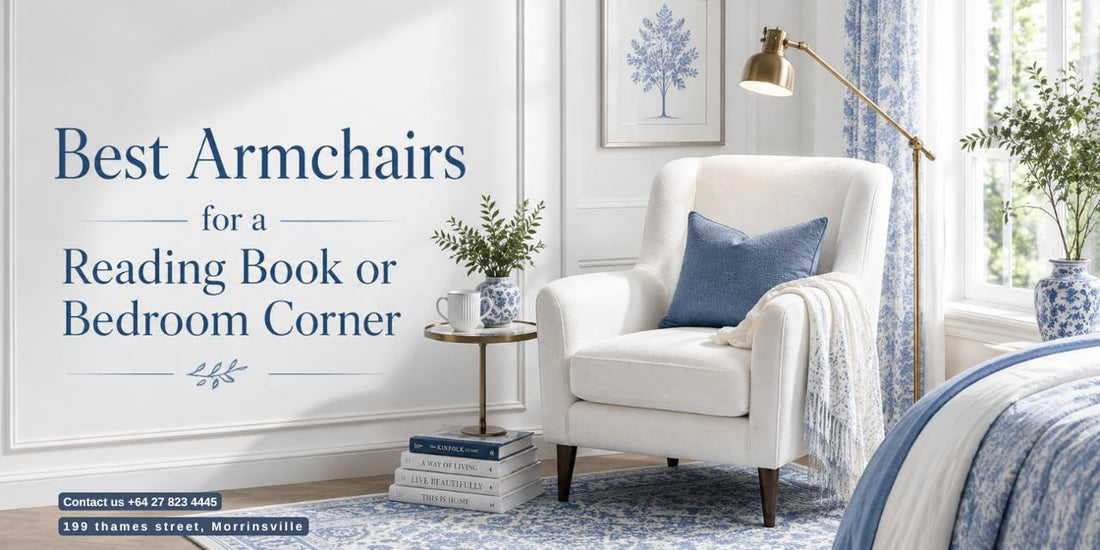 Best Armchairs for a Reading Nook or Bedroom Corner