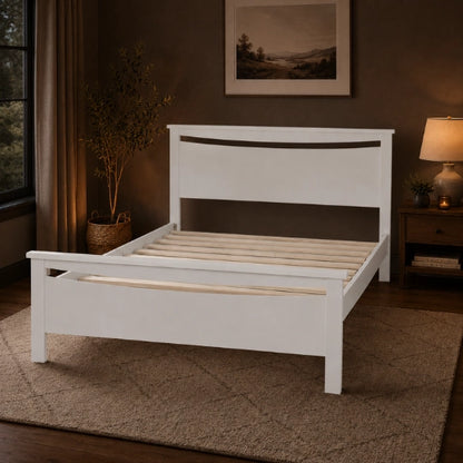 Catty Bed Frame (White)