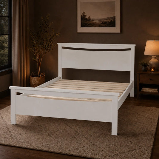 Catty Bed Frame (White)