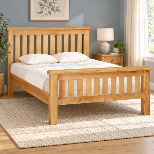 Rustic Queen Bed Frame