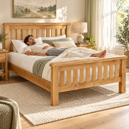 Rustic Queen Bed Frame