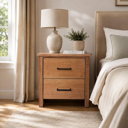 Tokoroa Bedside Table - By Dreamland