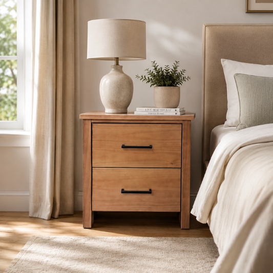 Tokoroa Bedside Table - By Dreamland