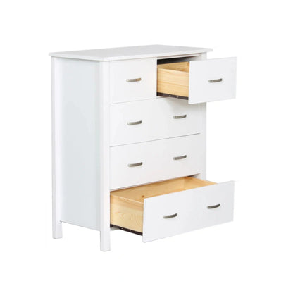 Catty 5 drawer Tallboy (White)