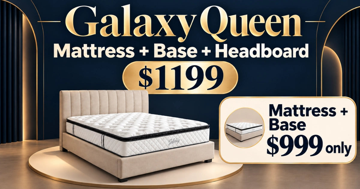 Galaxy Queen Sleep Set + Fendalton Headboard – Now or Never Bundle