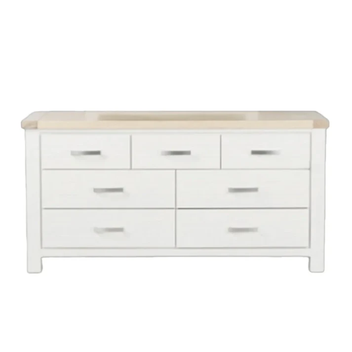 Finland 7 Drawers Dresser & Mirror - Image 2