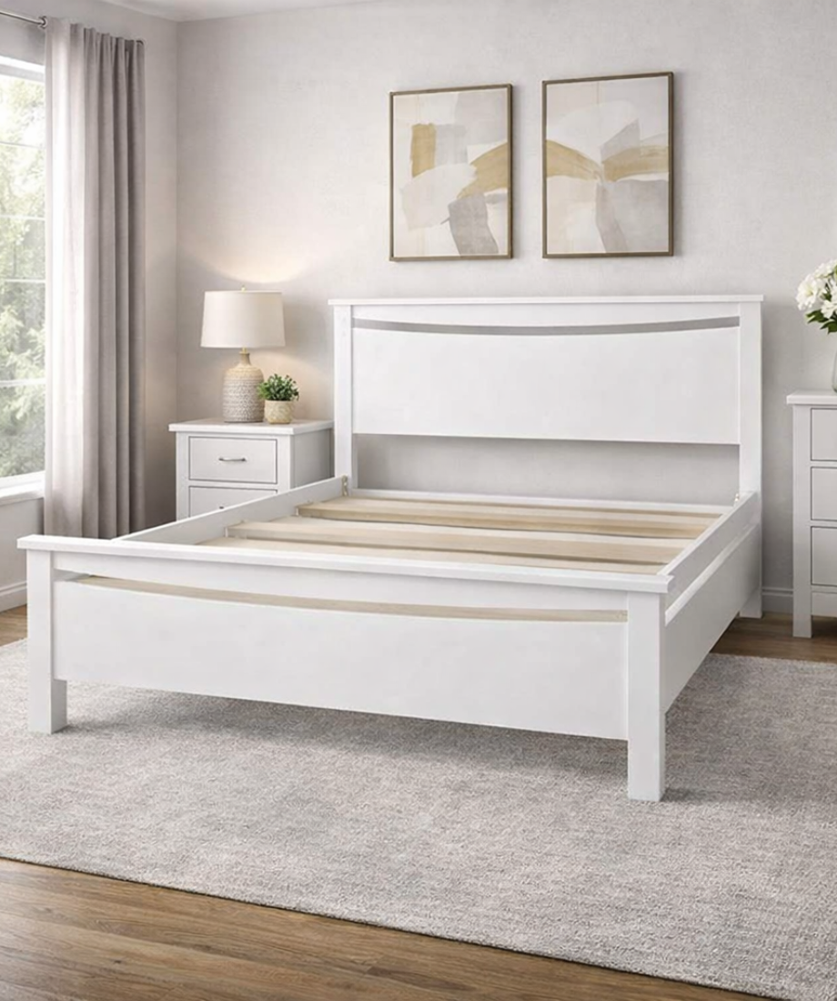 Catty Bed Frame (White) - Image 2