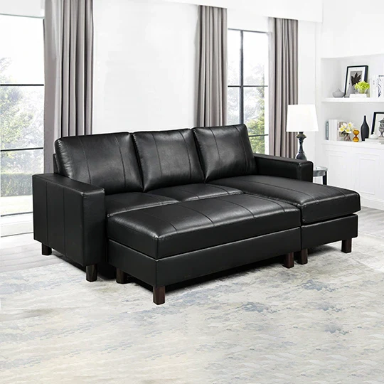 Sydney Sofa with Chaise & Ottoman - Image 4