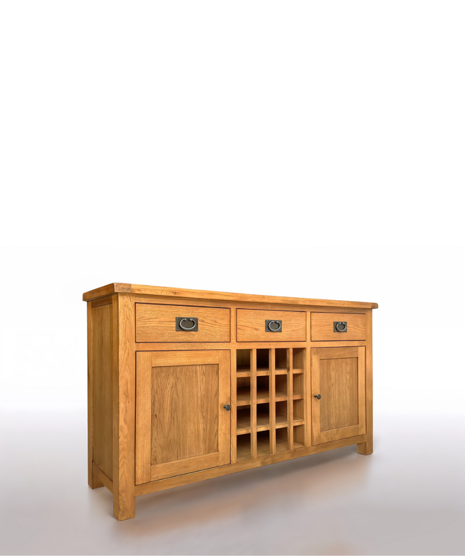 Rustic Buffet with Wine Rack - Image 3