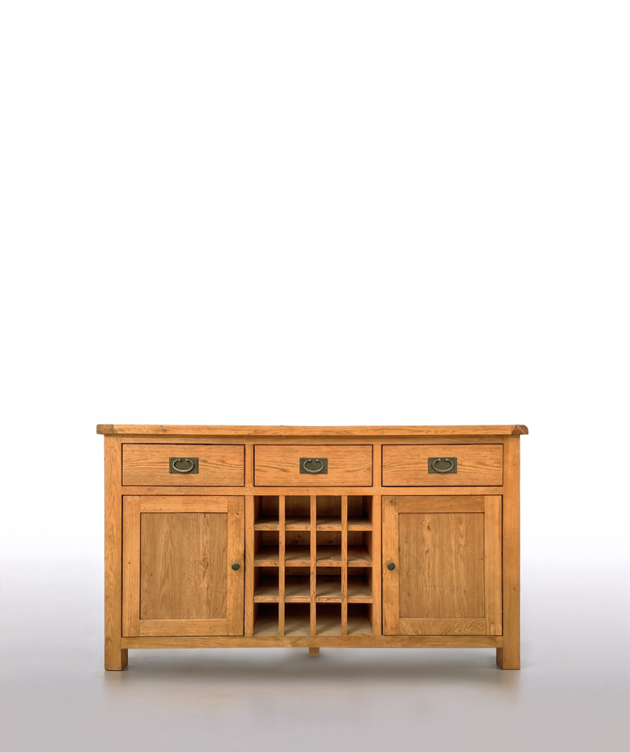 Rustic Buffet with Wine Rack - Image 4