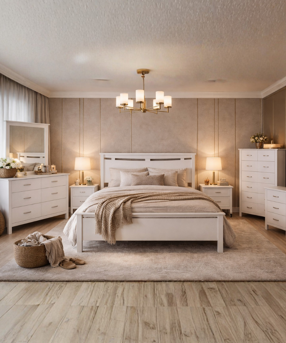 Catty Queen Bedroom Suite — 5 pieces - Image 3