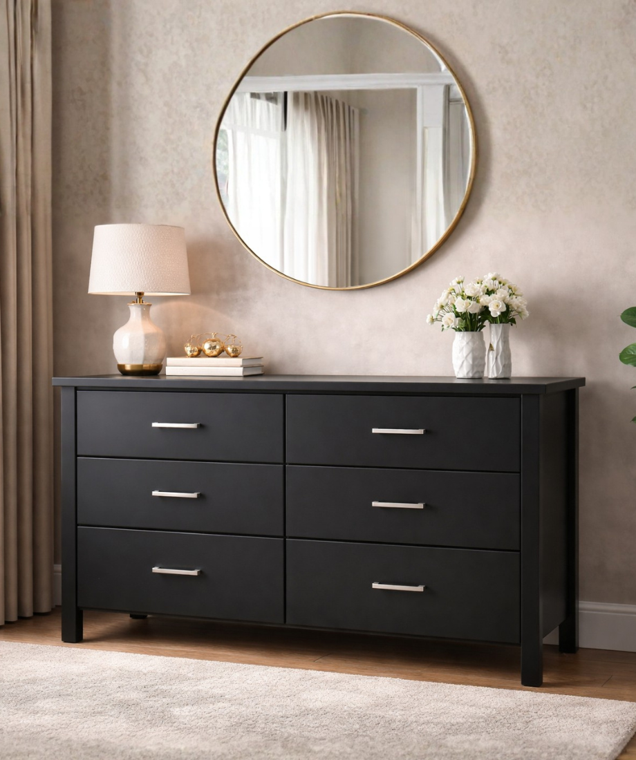 Black Tokyo 6 Drw Dresser - Image 4