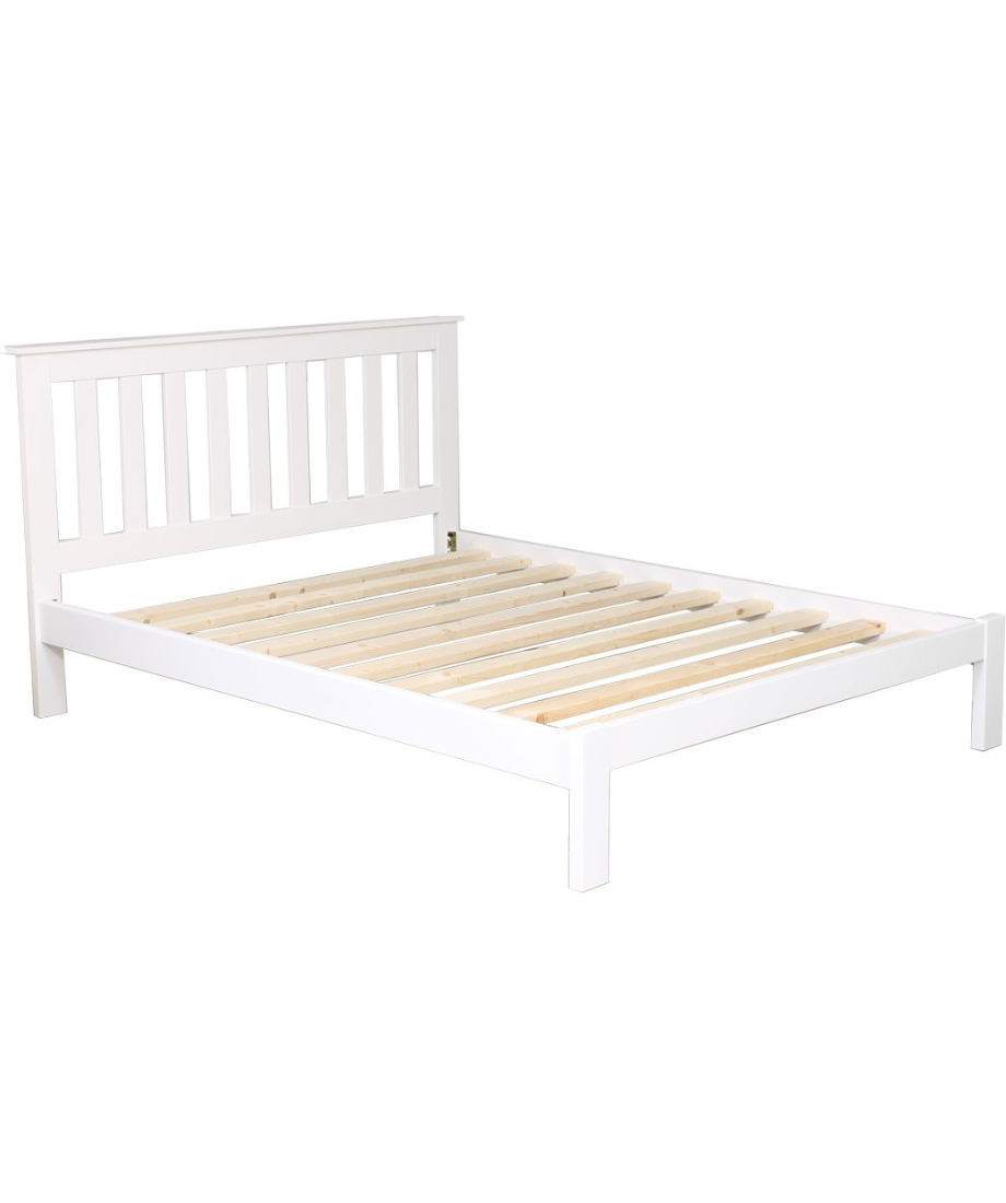 Classic Bed Frame Queen White - Image 2
