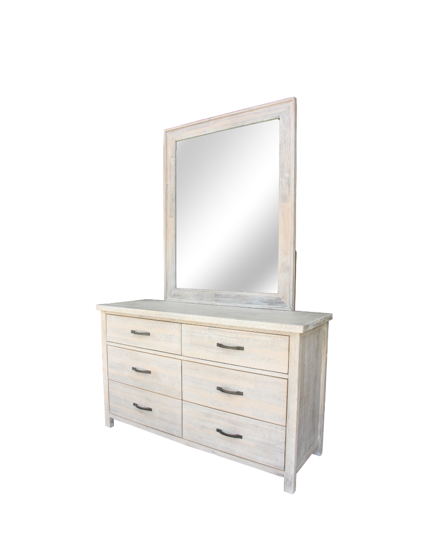 Berlin 6drw Dresser & Mirror - Image 3