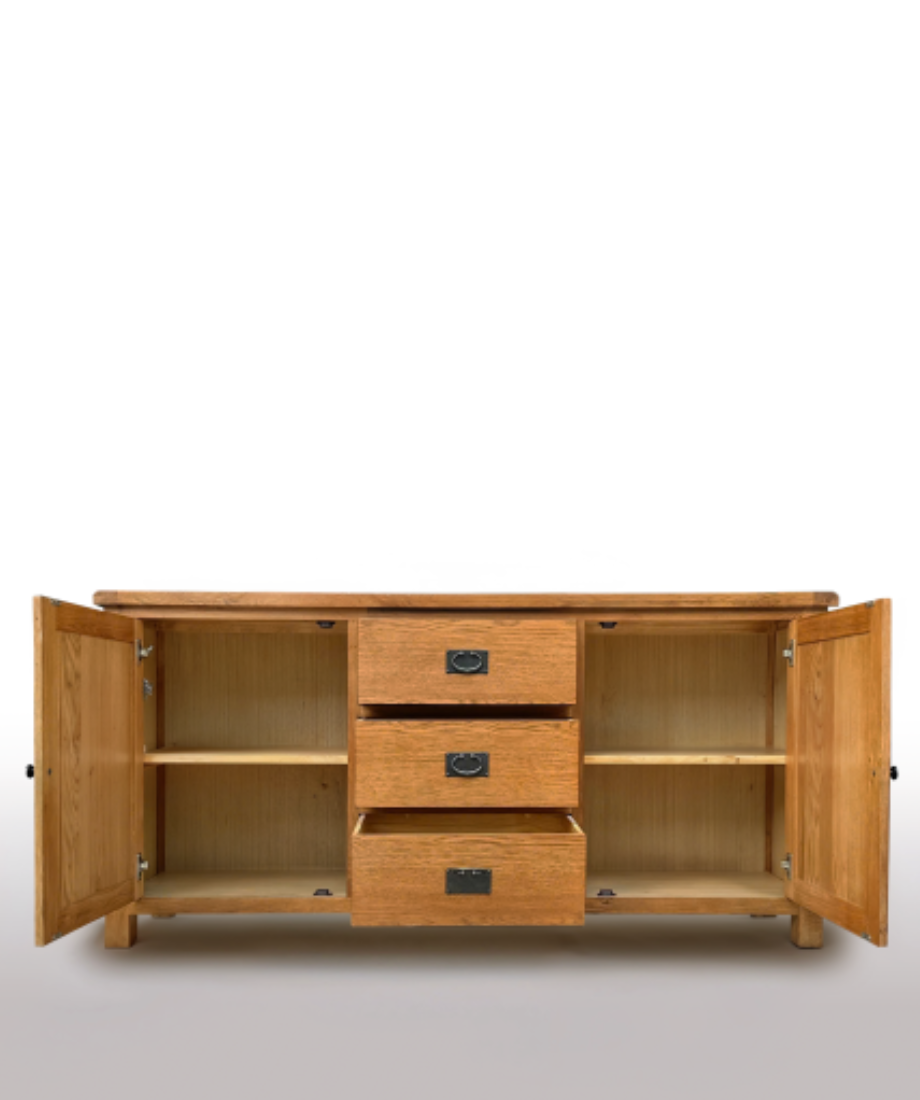 Rustic Buffet-3drw 3Dr - Image 3