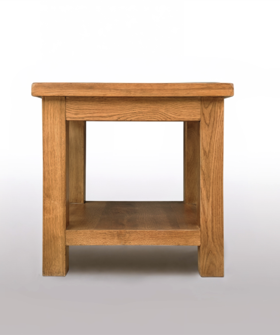 Rustic Lamp Table No Drawer - Image 2