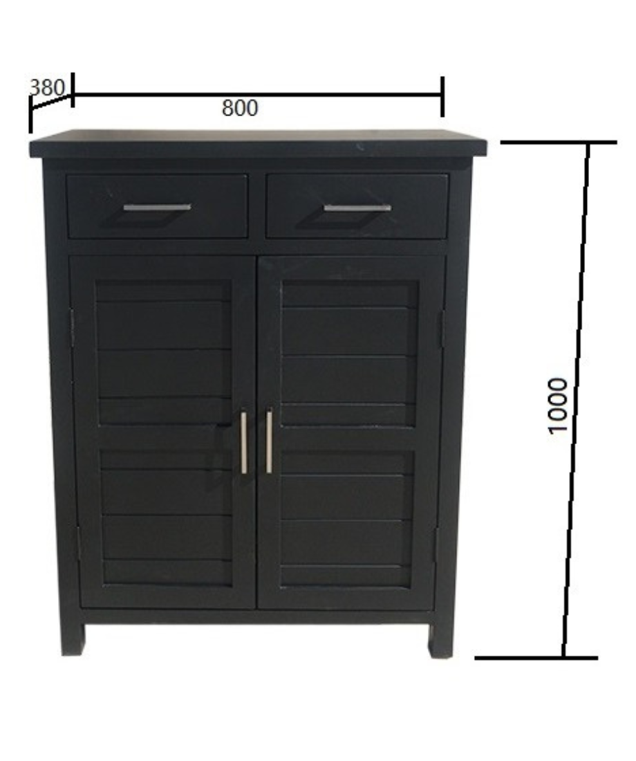 Black Tokyo shoe Cabinet - Image 4