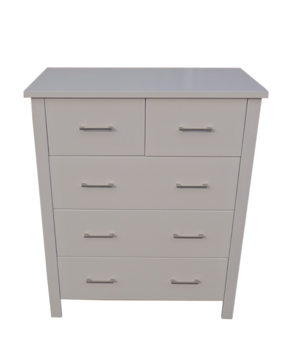 White Tokyo 5 Drw Tallboy - Image 2