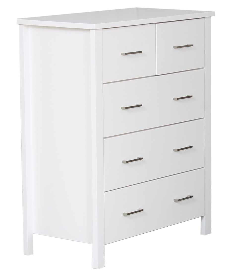 Tokyo Bedroom Suite 4 Piece Queen White - Image 6