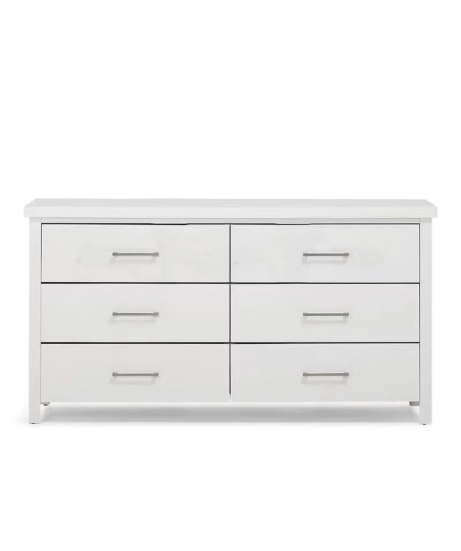 New Master 6 Drw Dresser White (Short Handle) (Copy) - Image 2