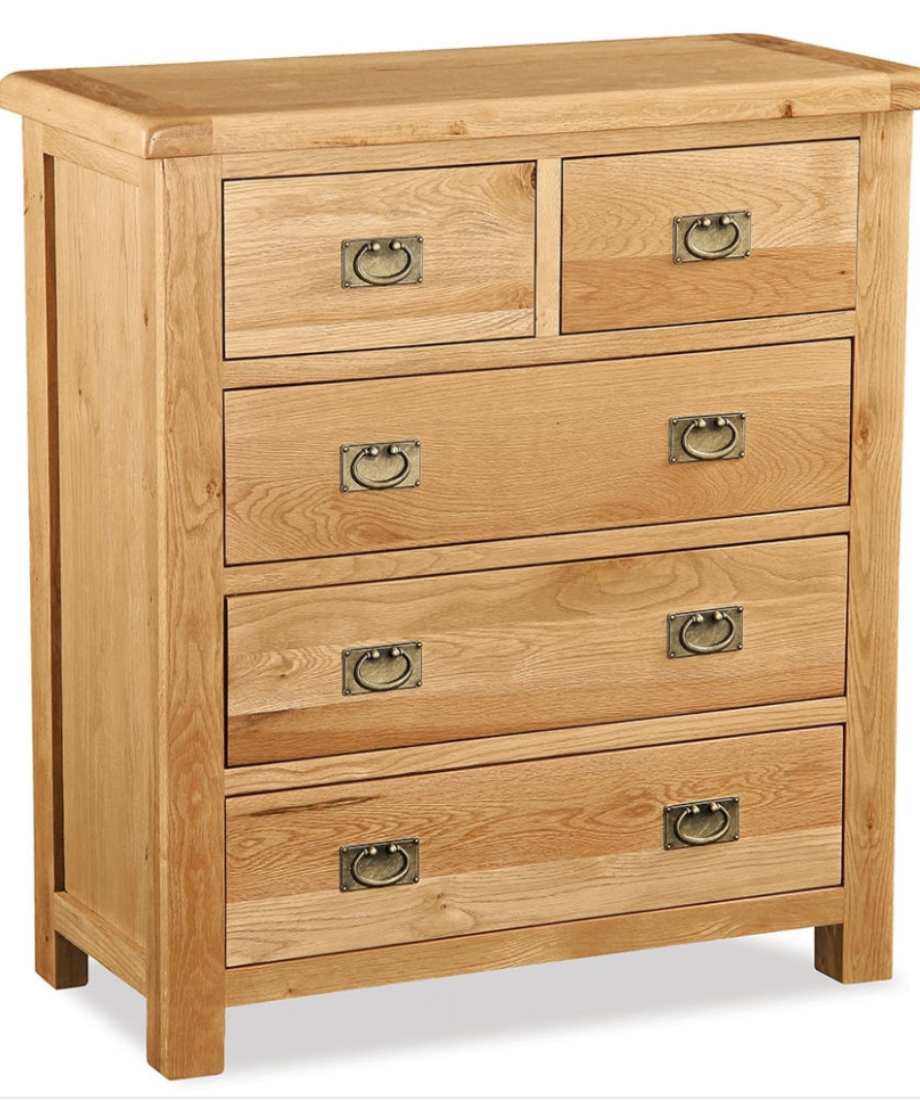 Rustic 5 Drw Tallboy - Image 2